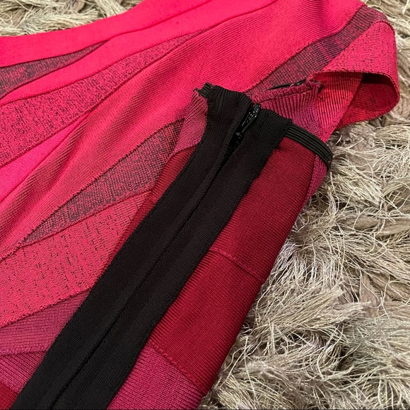 Herve Leger Eliana One Shoulder Bandage Dress - Picture 8 of 13